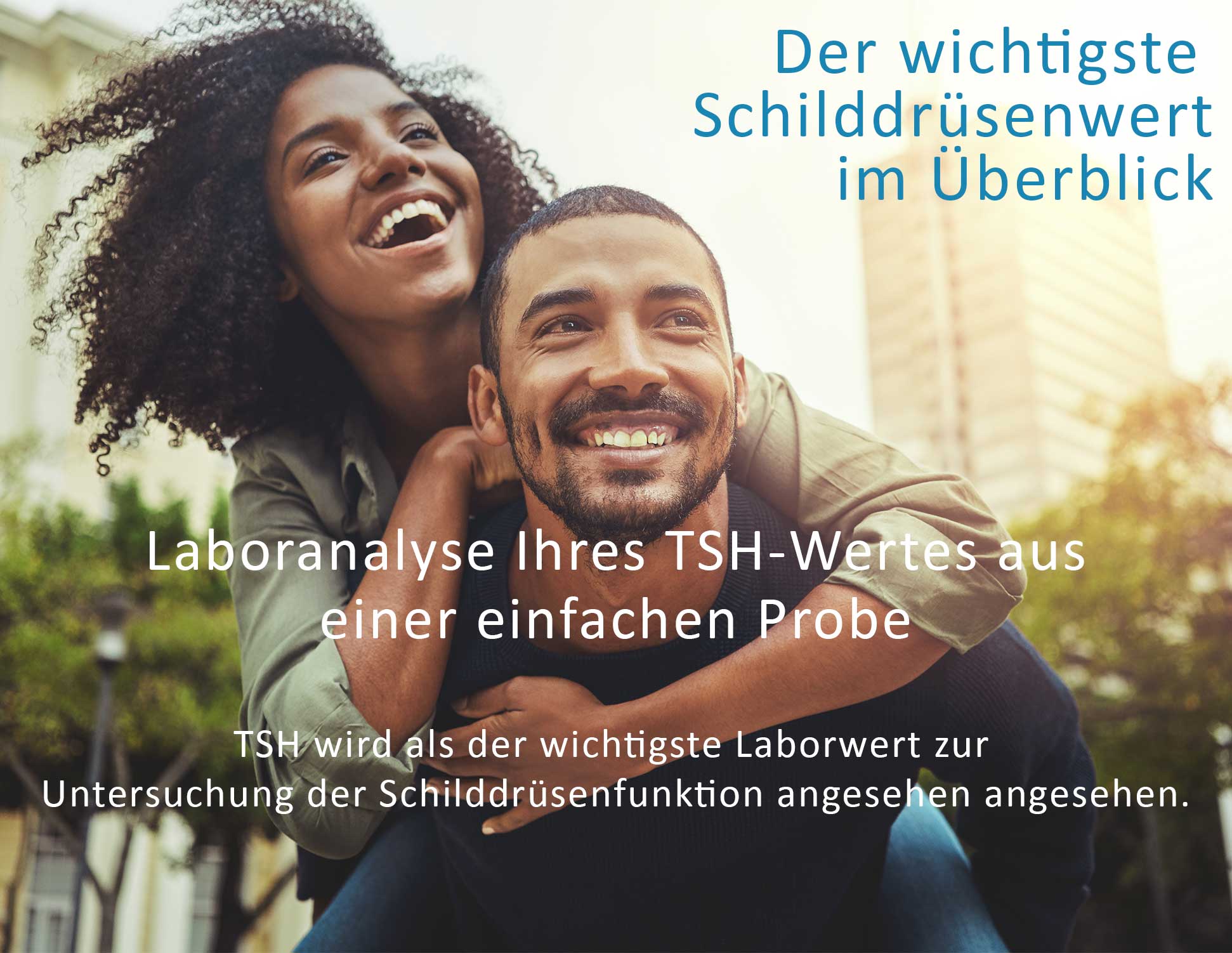 Paar als Symbol für gesunde Schilddrüsenfunktion und ausgeglichene Hormonwerte